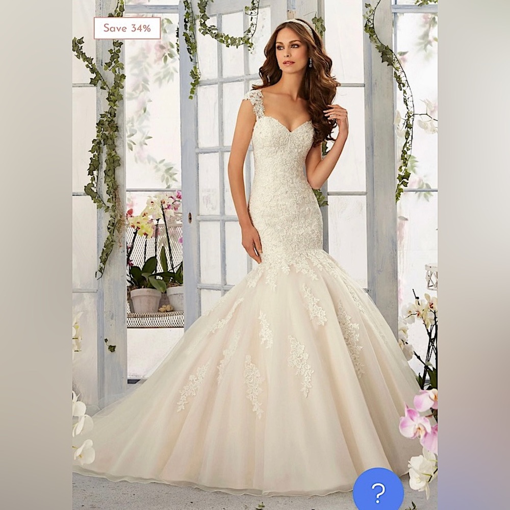 Mori Lee NEW Wedding Dress. Never Worn. No Alterations